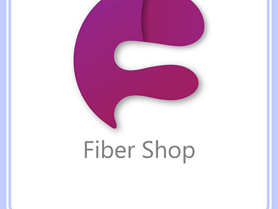 fiber shop graphic design illustration logo