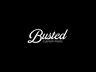 Busted Custom Moto - Branding branding design logo