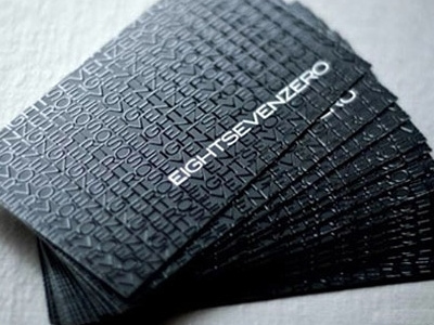 EightSevenZero - Business Cards