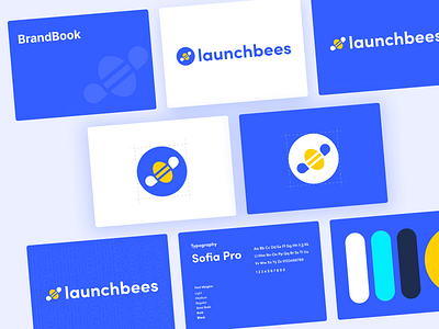 launchbees - Efficient Feature Management for Scalable Products! brandbook branding design logo logodesign scalable design tech branding
