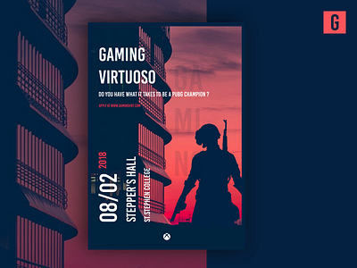 Gaming Poster - PUBG digital game gaming gaming app poster xbox