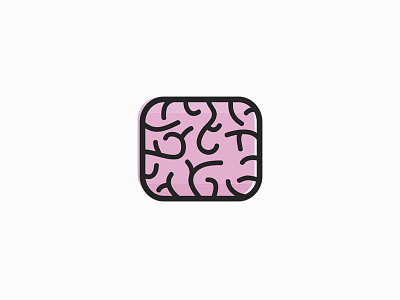 Brain box box brain inside the box outside the box pink square thinking