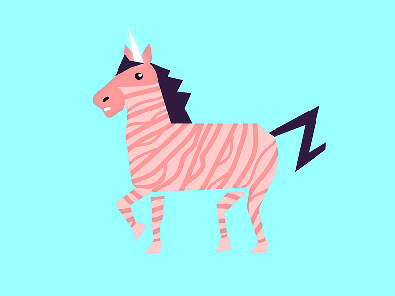 Zebricorn by Marina R on Dribbble