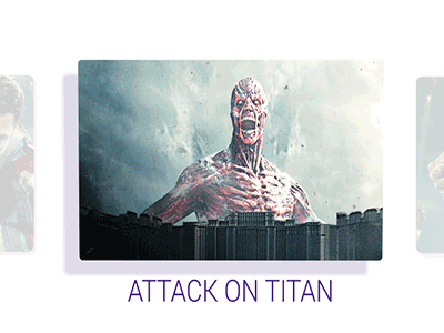 Apple TV (test) ae aftereffects animation apple tv attack on titan gif new parallax titan ui ux
