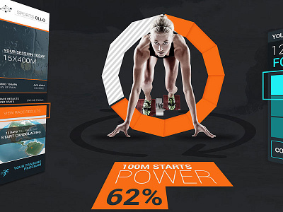 Sportsollo ar data visualisation running sports ux uxdesigner uxdesigning uxlife uxtesting uxui vr