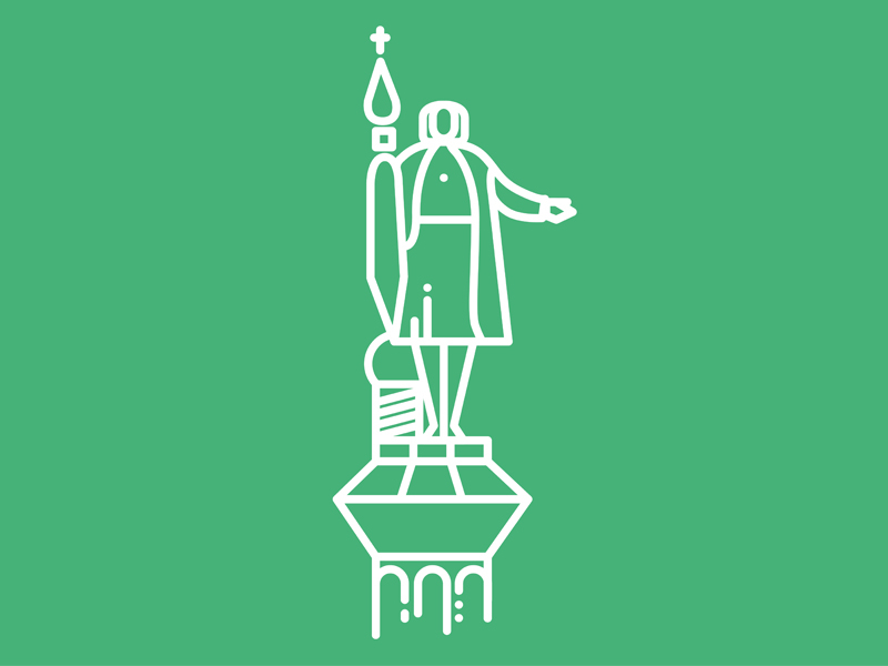 Monumento a Cristobal Colón colon icon illustration madrid monument tourist vector
