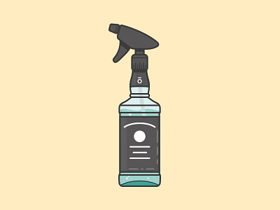 Barber Bottle alcohol barber bottle bourbon icon illustration jack daniels vector water