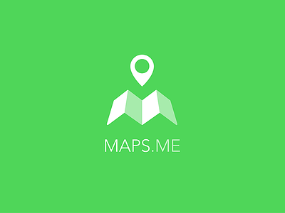 MAPS.ME New Logo & App Icon Concept app appicon branding icon identity location logo logotype maps mapsme