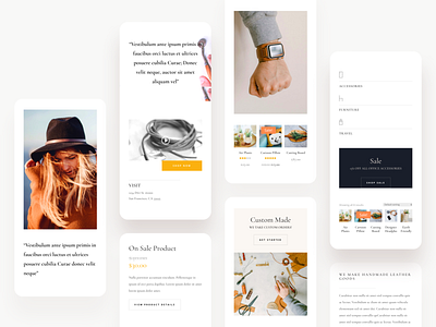 Leather Company - Mobile Pages