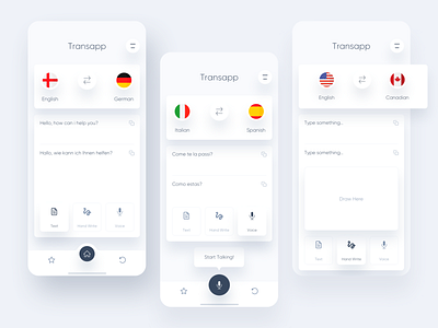 Translate App concept