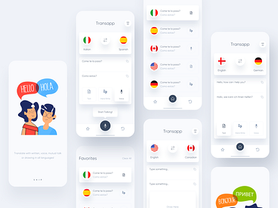 Translate App concept