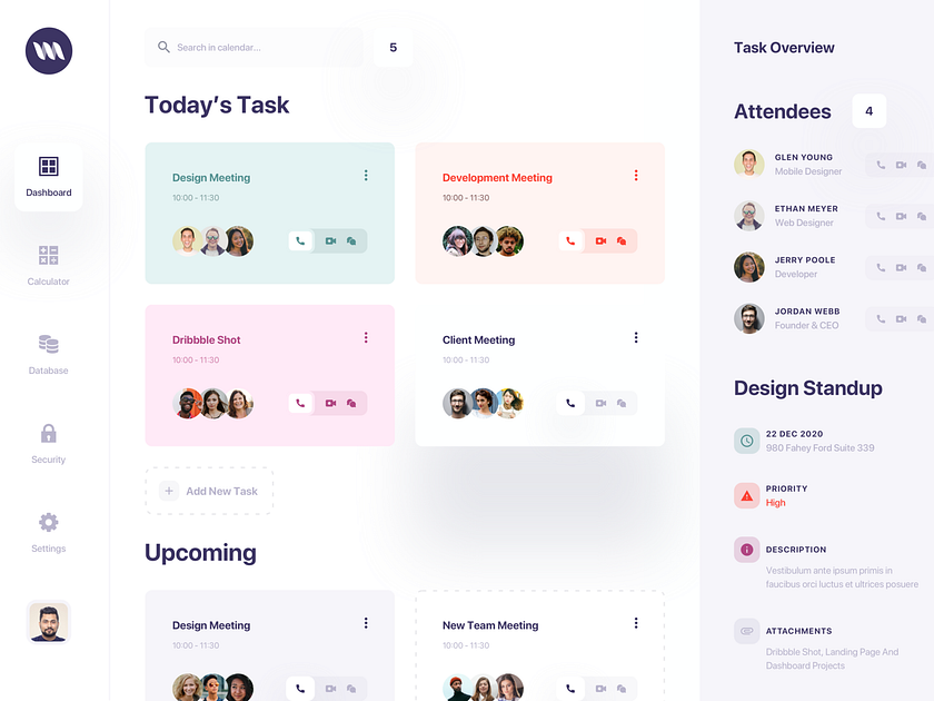 Task Management Dashboard by Ishtiaq Khan Parag for Unflip on Dribbble