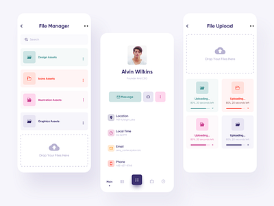 Task Planner App activity app design clean dashboard illustration interface ios meeting minimal mobile mobile design mobile ui planner product design progress schedule app student task ui ux