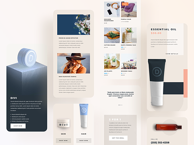 Beauty Product - Mobile Pages