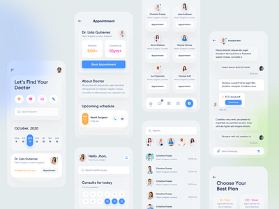Medical Mobile App clinic doctor app doctor appointment health health app healthcare hospital medical medical app medical care medical design medicine mobile mobile app mobile app design mobile design mobile ui patientapp patients productdesign