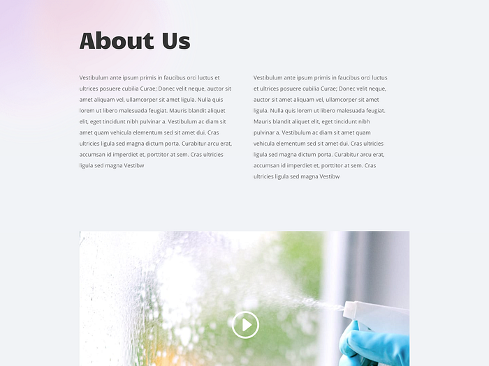 Window Cleaning Template Design for Divi by Ishtiaq Khan Parag for Elegant Themes on Dribbble