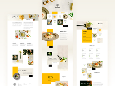 Italian Restaurant Template Design for Divi