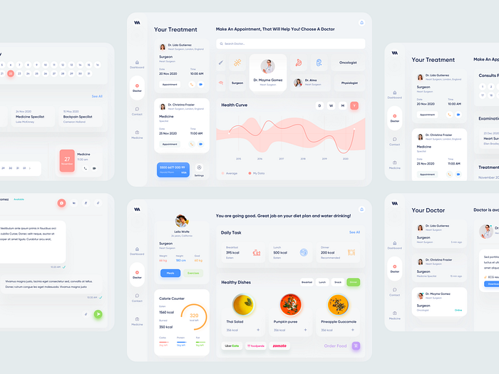 Medical Web App by Ishtiaq Khan Parag for Unflip on Dribbble