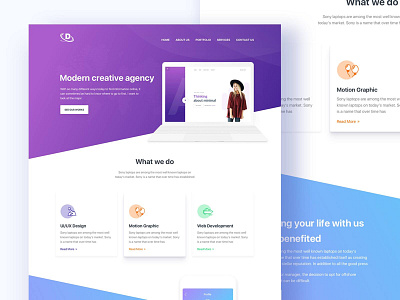 D E S I G N - New Trend bubble color creative design gmail google gradient new trend template typography ui ux