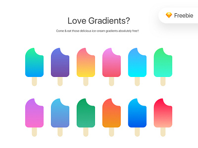 Sketch Gradients [Freebie] android app colors colours freebie gradient gradients ios ipad iphone sketch ui gradients