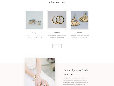 Jeweler Website Template Design for Divi by Ishtiaq Khan Parag for ...