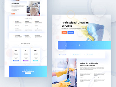 Cleaning Company Template Design for Divi cleaning cleaning company cleaning service divi layout template ux website wordpress