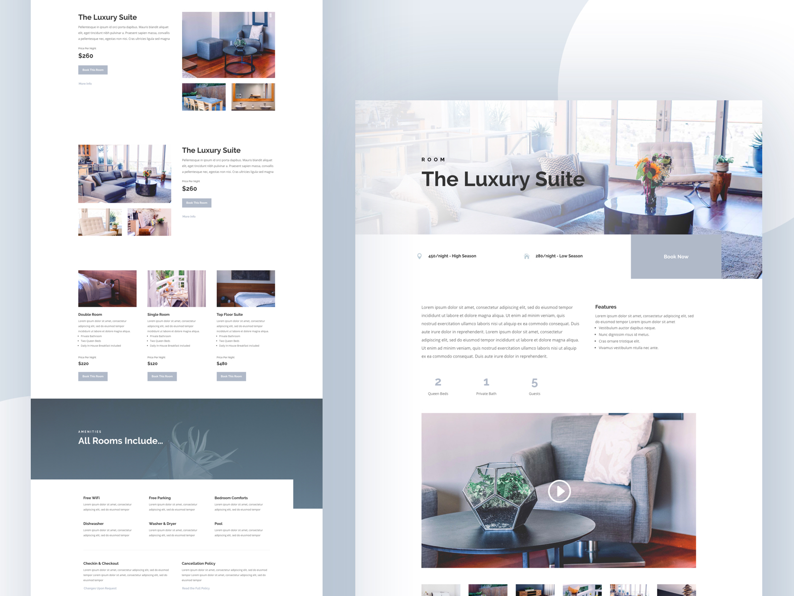 Bed And Breakfast Template Design For Divi By Ishtiaq Khan Parag For ...