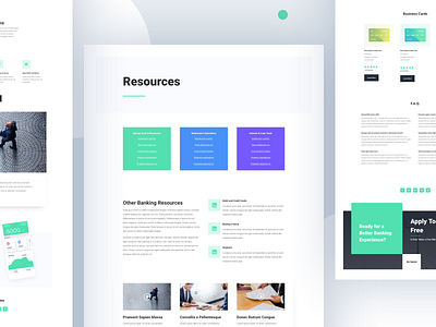 Bank Template Design for Divi