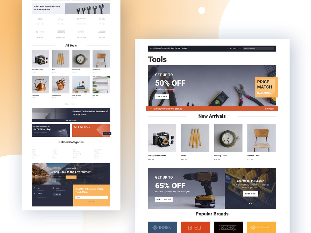 Download Free Website Templates For Hardware Store