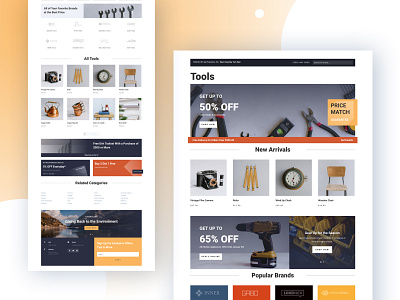 Hardware Store - Sneak Peek clean divi gradient hardware hardware shop hardwarestore landing page layout minimal product template toolkits tools ui ux website wordpress