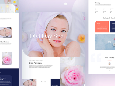 Day Spa Template Design for Divi