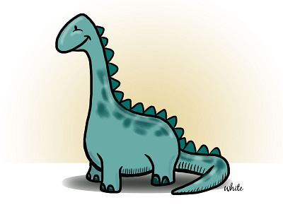Dino doodle design illustration kids image