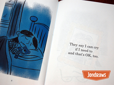 "I don't see Grandma anymore" book design graphic design illustration