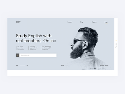 Language Courses Landing Page | Commercial Work