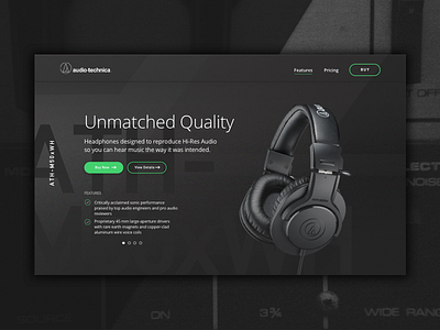 Daily UI #003 - Landing Page