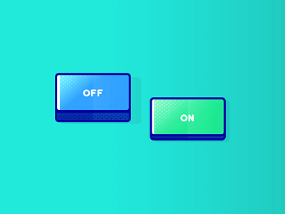 Daily UI #015 - On / Off Switch button dailyui design interface off on ui visual