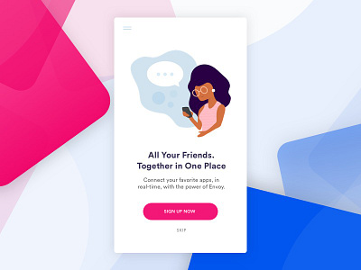 Daily UI 023 - Onboarding chat daily design illustration mobile onboarding ui ux visual