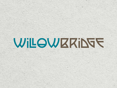 Willow Bridge branding gardens identity logo typography