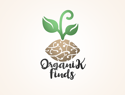Organik Finds branding logo
