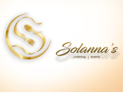 Solanna's Catering and Events branding catering logo solannas catering and events