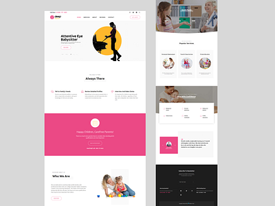 Babysister WebFlow Website elementor portfolio webflow web development website design wordpress