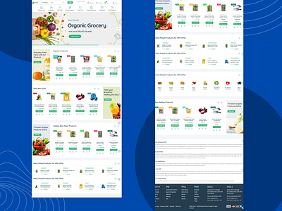 Nest - Grocery eCommerce Website ecommerce grocery vendor web design wordpress