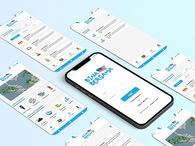 Bina Bersama App UI/UX app design graphic design servicesapp ui uiux ux