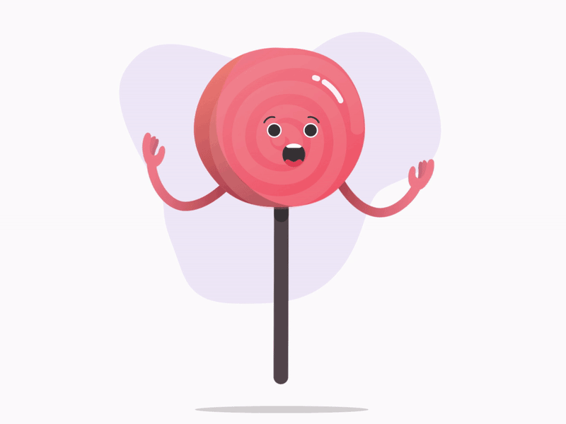 When you realise weekend is gone! aftereffects animation illustrator lollipop