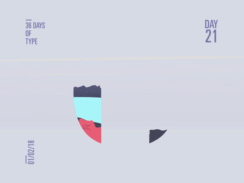 Days of Type | 21-26 36daysoftype animation daily gif illustration motion design typography