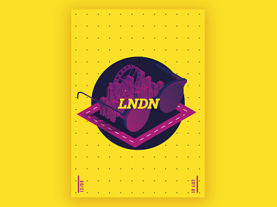 LNDN gradients london poster