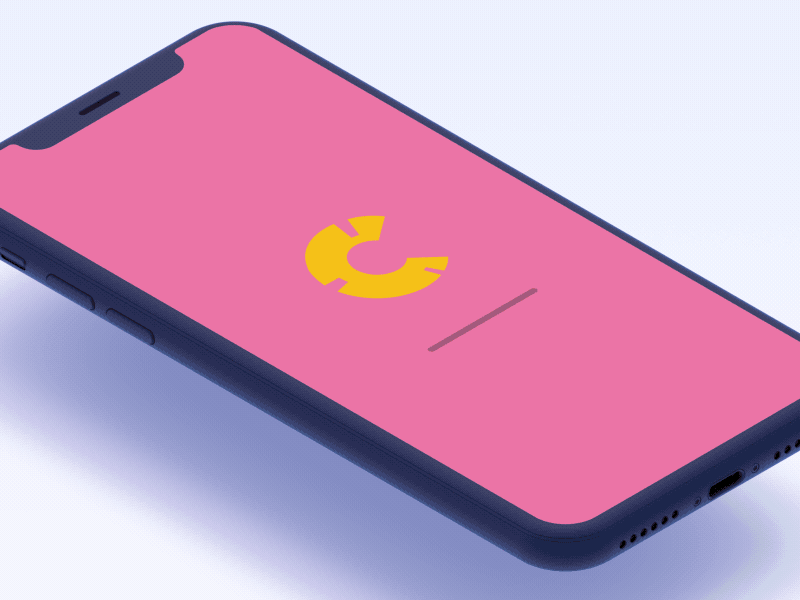 CyberHub Food gif animation logo