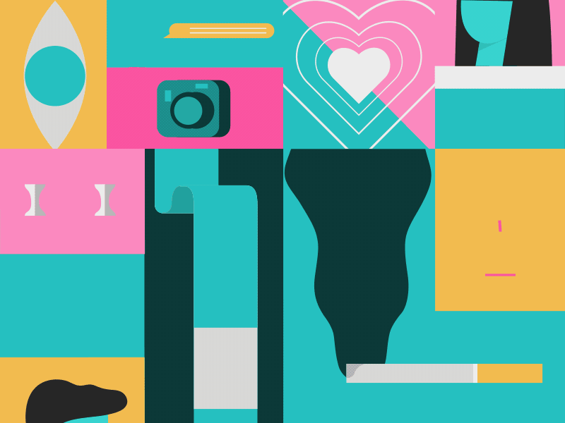 Instant Crush animation gif illustration motion design