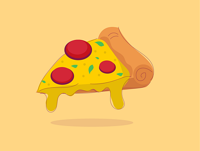 Pizza Illustration branding design graphic design illustration inspiration pizza vector