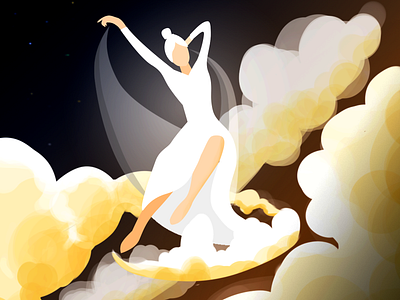 flying on sky art design graphic design illustration inspiration